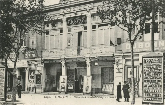 Framed Print : Casino on Boulveard de Strasbourg, Toulon, France Framed Print : Casino on Boulveard de Strasbourg, Toulon, France