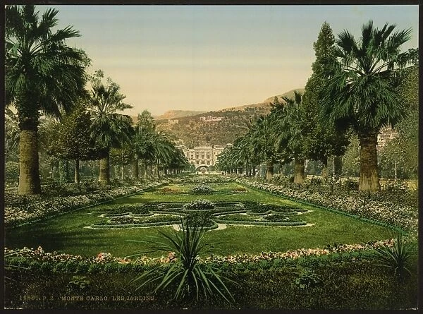 Casino entrance, the gardens, Monte Carlo, Riviera