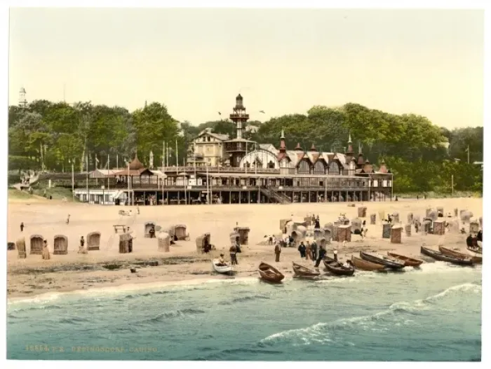 Framed Print : Casino, Heringsdorf (i. e. Seebad Heringsdorf), Pommeraina Framed Print : Casino, Heringsdorf (i. e. Seebad Heringsdorf), Pommeraina