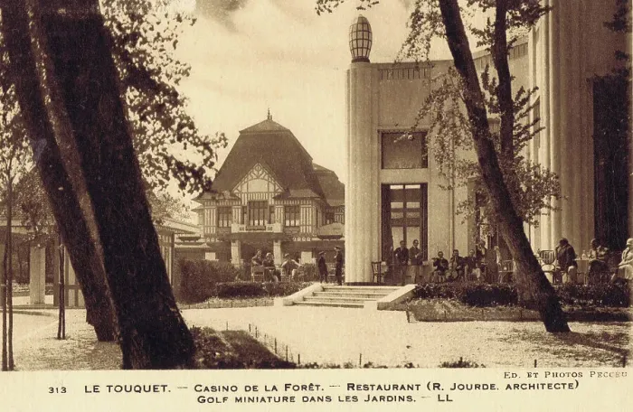 Framed Print : Casino de la Foret and restaurant de la Foret, Le Touquet Framed Print : Casino de la Foret and restaurant de la Foret, Le Touquet