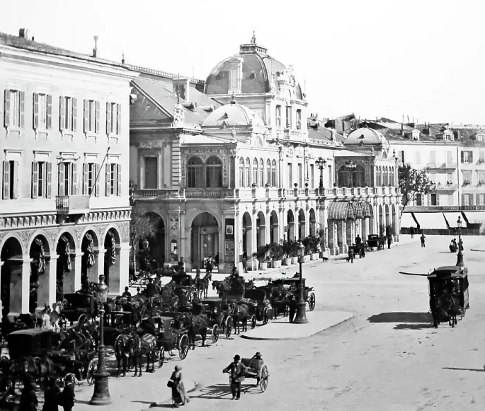 Framed Print : The Casino, Nice, France, Victorian period Framed Print : The Casino, Nice, France, Victorian period