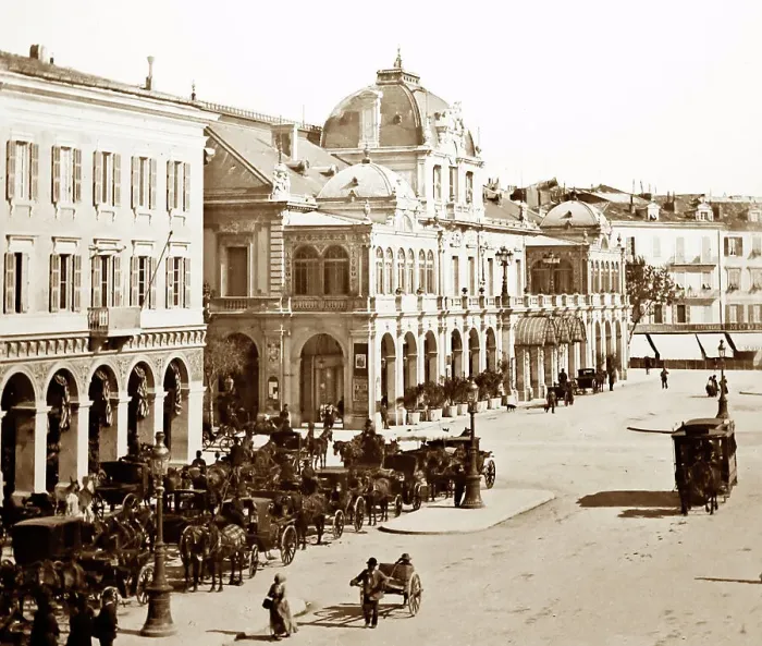 Framed Print : The Casino, Nice, France, Victorian period Framed Print : The Casino, Nice, France, Victorian period