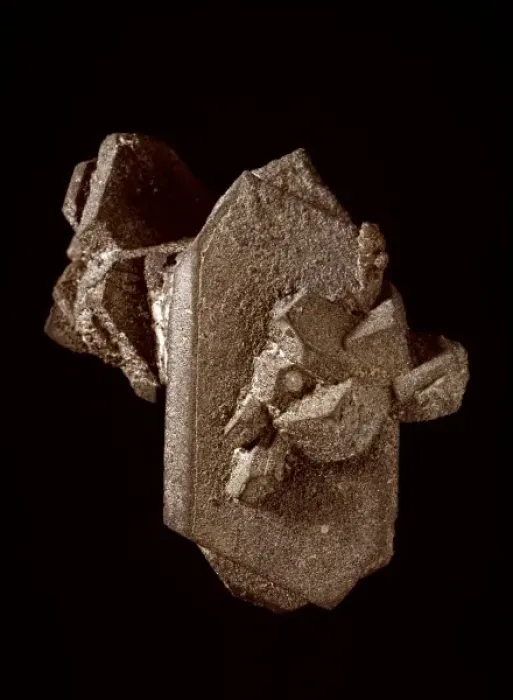 Framed Print : Cassiterite pseudomorphous after orthoclase Framed Print : Cassiterite pseudomorphous after orthoclase