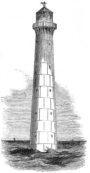Cast Iron Lighthouse, intended for Barbados, 1851
