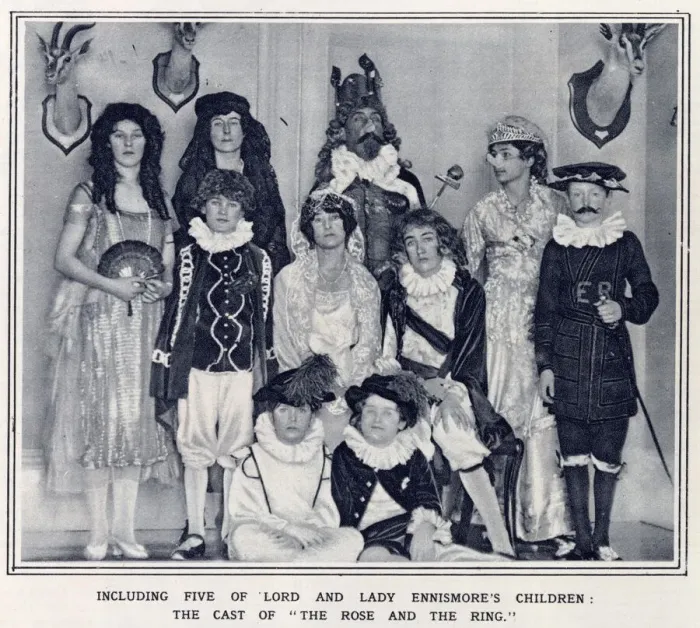 Framed Print : The cast of The Rose and the Ring starring five of the children of Lord Framed Print : The cast of The Rose and the Ring starring five of the children of Lord