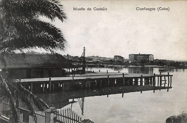 Castano wharf dock, Cienfuegos, Cuba
