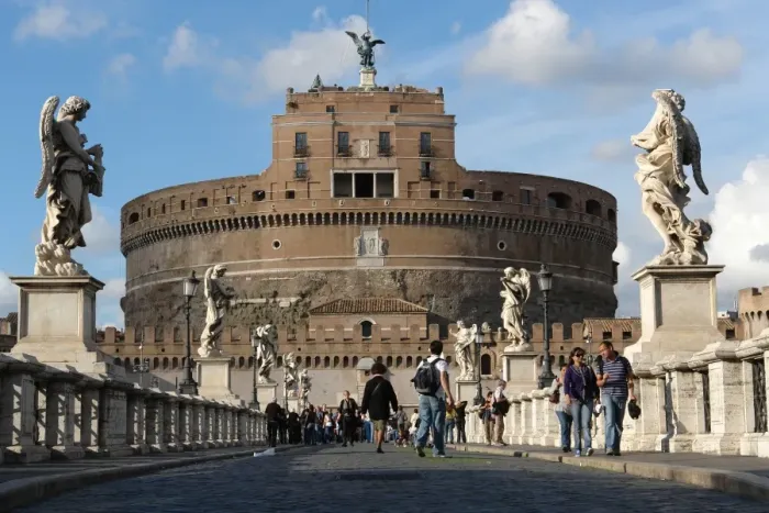 Framed Print : Castel Sant Angelo and Bridge, Rome, Italy