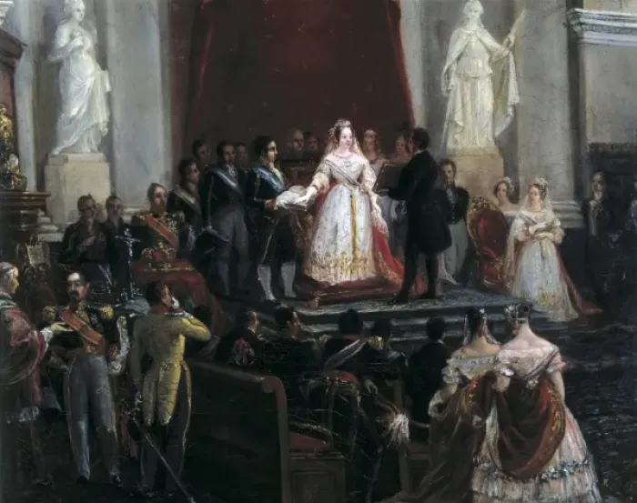 Framed Print : CASTELARO PEREA, Jos頨1801-1873). Isabella II Framed Print : CASTELARO PEREA, Jos頨1801-1873). Isabella II