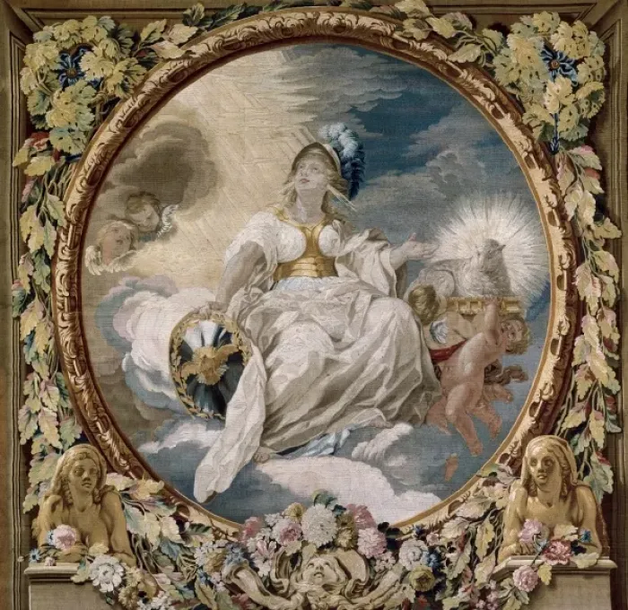 Framed Print : CASTILLO, Josel (1737-1793). Allegory of Framed Print : CASTILLO, Josel (1737-1793). Allegory of