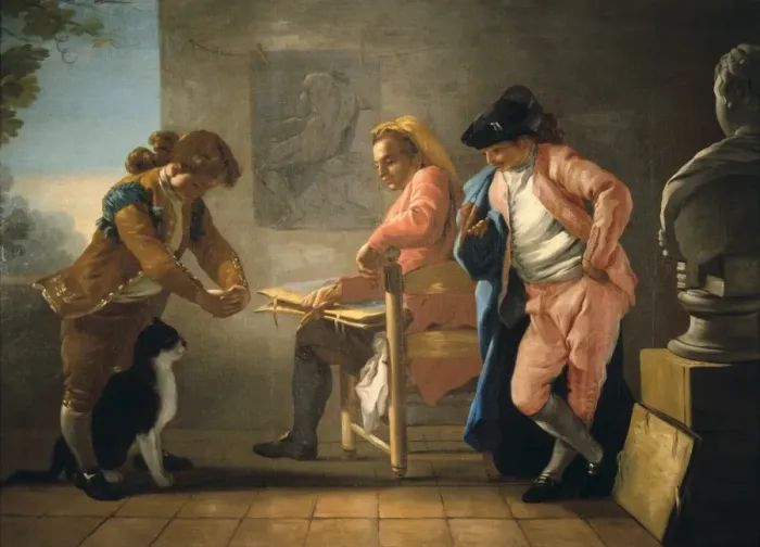 Framed Print : CASTILLO, Josel (1737-1793). The Painter s Framed Print : CASTILLO, Josel (1737-1793). The Painter s