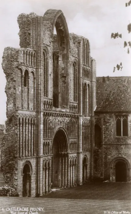 Framed Print : Castle Acre Priory, Norfolk - West Front Framed Print : Castle Acre Priory, Norfolk - West Front