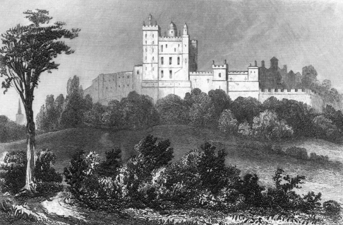 Framed Print : Castle / Bolsover 1860 Framed Print : Castle / Bolsover 1860