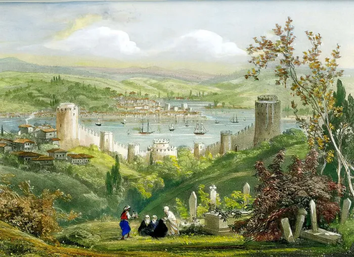 Framed Print : Castle On The Bosphorus, Asia Framed Print : Castle On The Bosphorus, Asia
