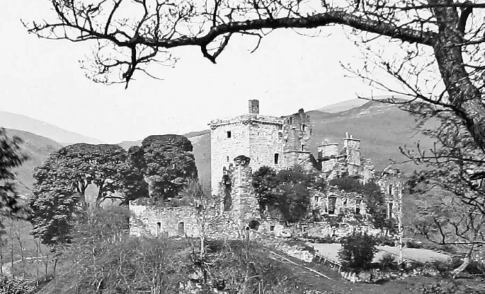Framed Print : Castle Campbell Victorian period Framed Print : Castle Campbell Victorian period