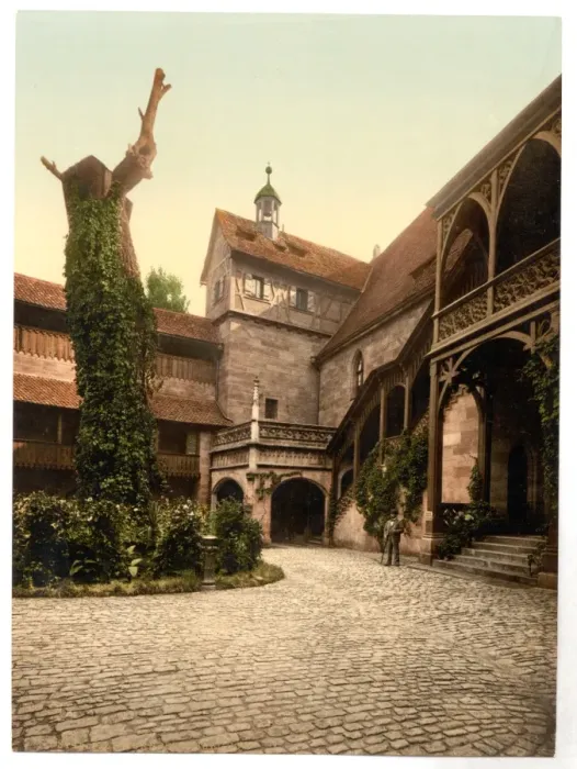 Framed Print : The Castle court, Nuremberg, Bavaria, Germany Framed Print : The Castle court, Nuremberg, Bavaria, Germany