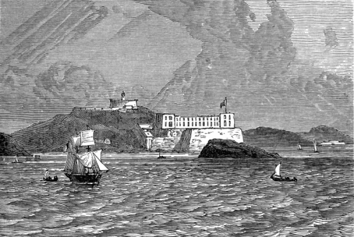 Framed Print : The Castle of Elmina, Gold Coast, 1873 Framed Print : The Castle of Elmina, Gold Coast, 1873