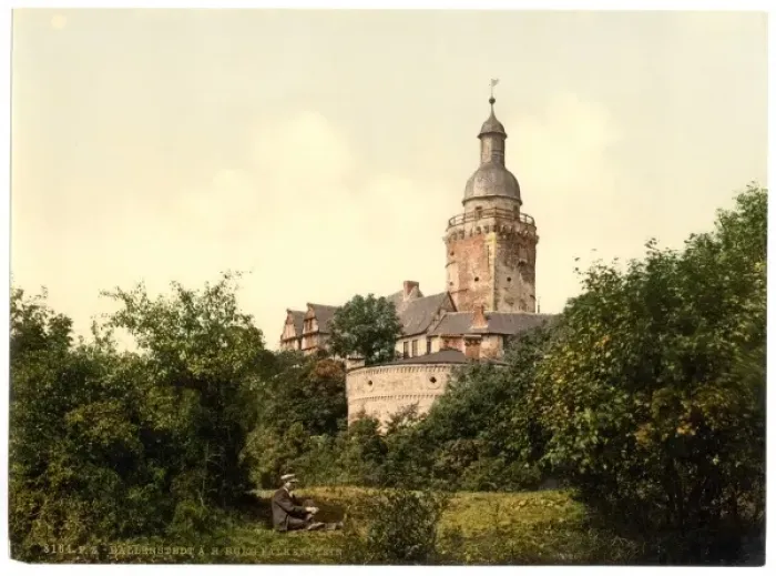 Framed Print : Castle Falkenstein, Ballenstedt, Hartz, Germany