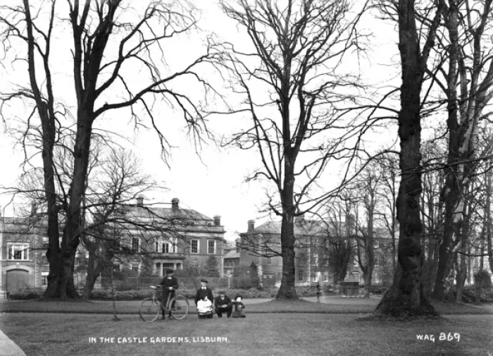 Framed Print : In the Castle Gardens, Lisburn Framed Print : In the Castle Gardens, Lisburn