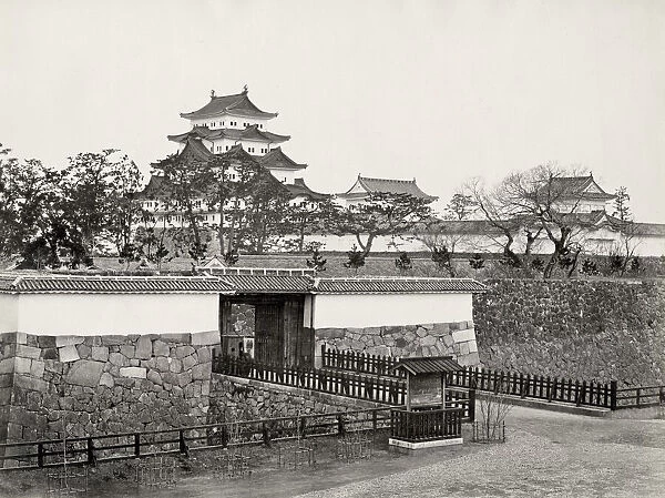 Castle and gate Japan