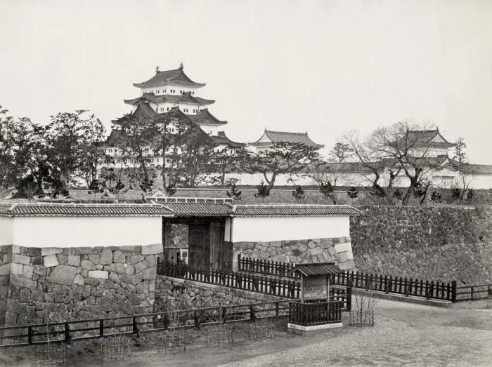 Framed Print : Castle and gate Japan Framed Print : Castle and gate Japan