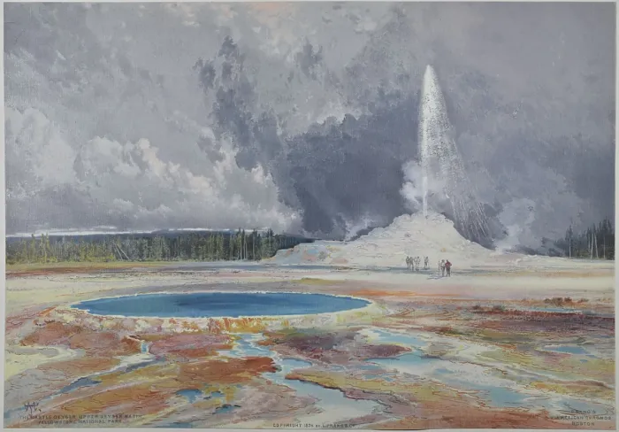 Framed Print : Castle Geyser, Upper Geyser Basin, Yellowstone Framed Print : Castle Geyser, Upper Geyser Basin, Yellowstone