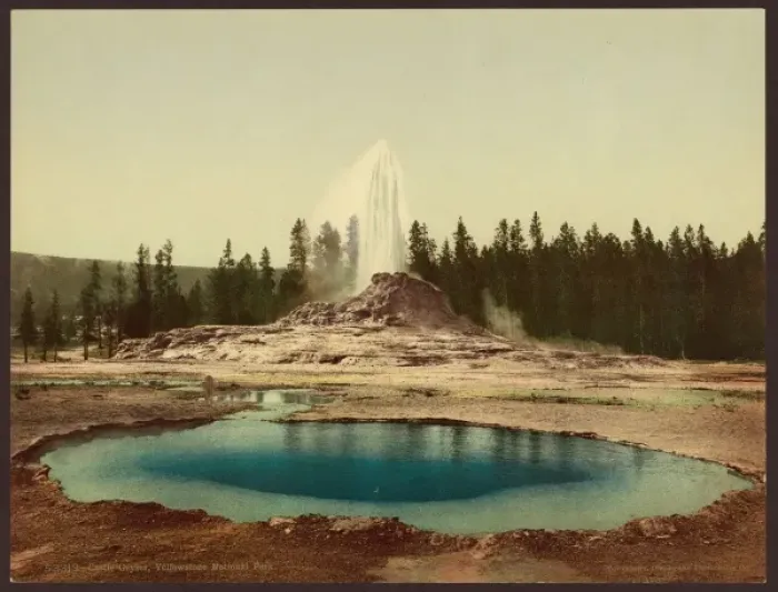 Framed Print : Castle Geyser, Yellowstone National Park Framed Print : Castle Geyser, Yellowstone National Park