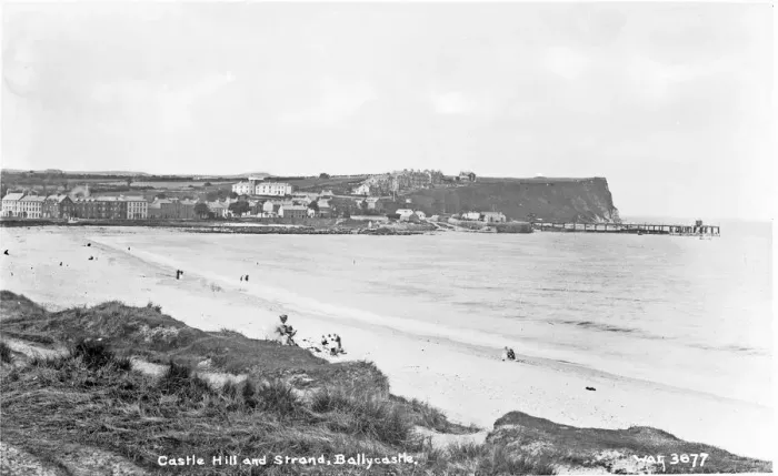 Framed Print : Castle Hill and Strand, Ballycastle Framed Print : Castle Hill and Strand, Ballycastle