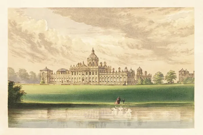 Framed Print : Castle Howard, Yorkshire, England Framed Print : Castle Howard, Yorkshire, England