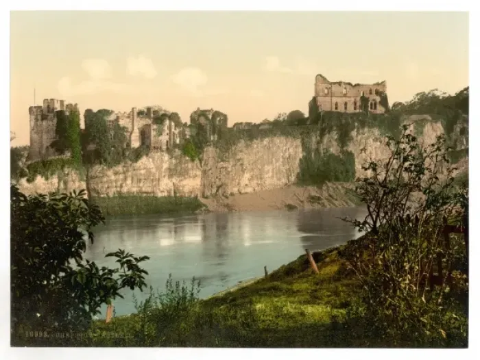 Framed Print : Castle, I, Chepstow, England Framed Print : Castle, I, Chepstow, England