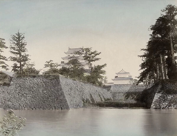 Castle and moat, Japan