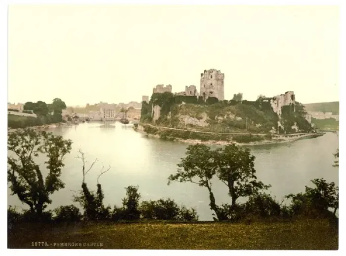 Framed Print : The castle, Pembroke, Wales Framed Print : The castle, Pembroke, Wales