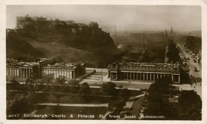 Framed Print : Castle and Princes Street Framed Print : Castle and Princes Street