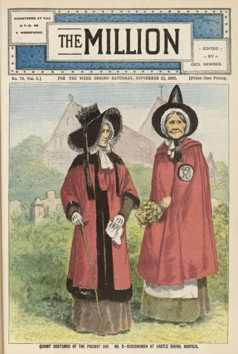 Framed Print : Castle Rising Bedeswomen Framed Print : Castle Rising Bedeswomen