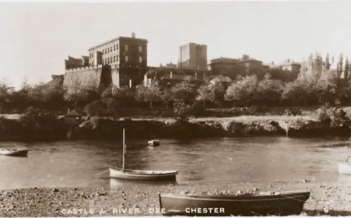 Framed Print : Castle and the River Dee at Chester Framed Print : Castle and the River Dee at Chester