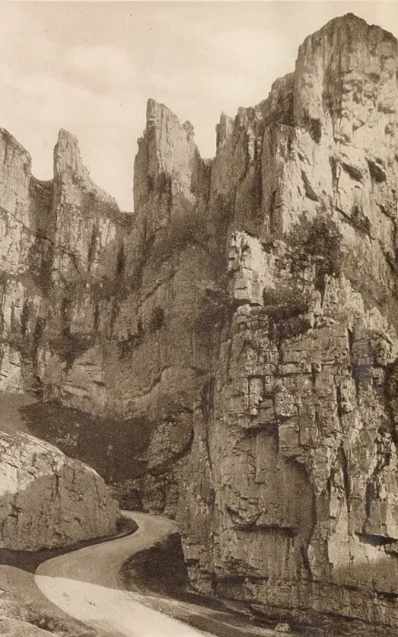 Framed Print : Castle Rock, Gough's Caves, Cheddar, Somerset Date: circa 1930 Framed Print : Castle Rock, Gough's Caves, Cheddar, Somerset Date: circa 1930
