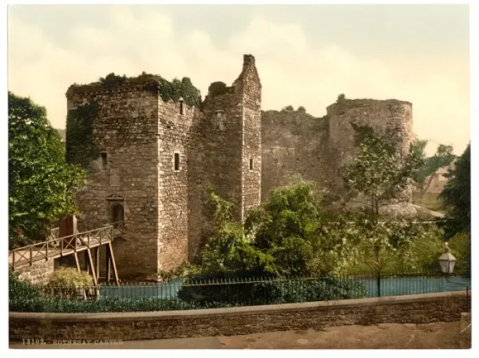 Framed Print : The castle, Rothsay (i. e. Rothesay), Scotland Framed Print : The castle, Rothsay (i. e. Rothesay), Scotland