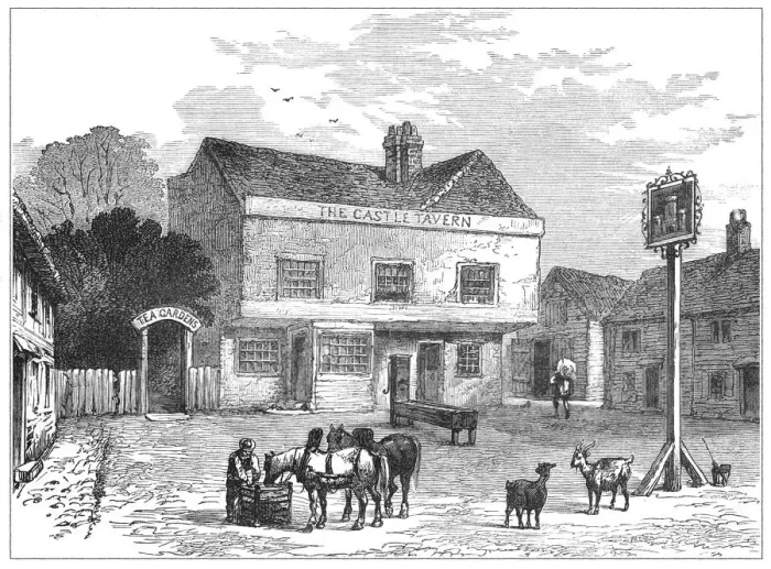 Framed Print : Castle Tavern Framed Print : Castle Tavern