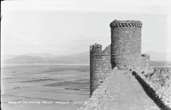 Framed Print : On the Castle Walls, Harlech Framed Print : On the Castle Walls, Harlech