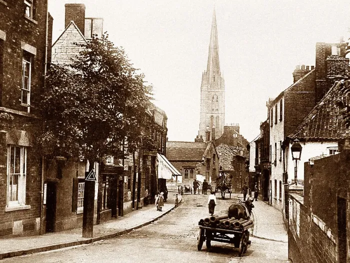 Framed Print : Castlegate, Grantham Framed Print : Castlegate, Grantham
