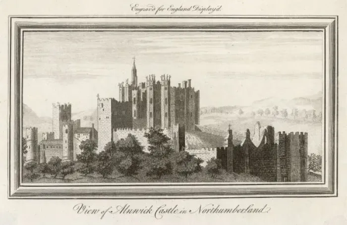 Framed Print : Castles / Alnwick / 1750 Framed Print : Castles / Alnwick / 1750