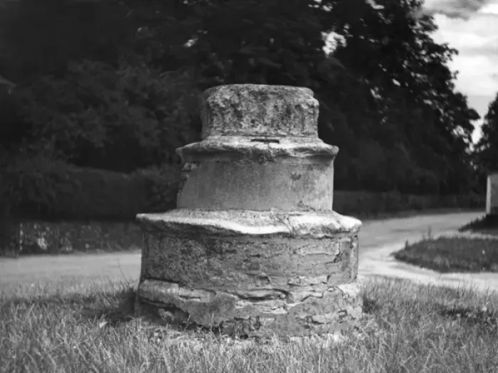 Framed Print : Caston Cross Base Framed Print : Caston Cross Base