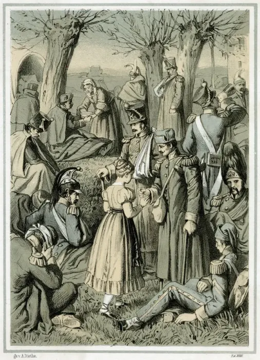 Framed Print : Casualties 1870 Framed Print : Casualties 1870