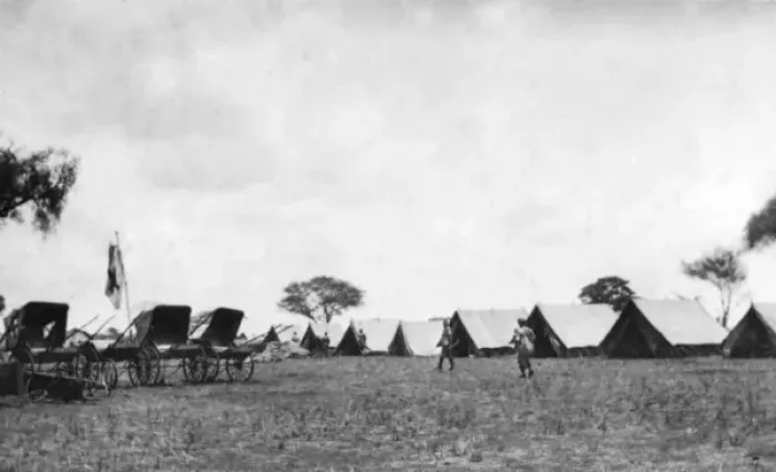 Framed Print : Casualty clearing station, Lindi area, East Africa, WW1 Framed Print : Casualty clearing station, Lindi area, East Africa, WW1