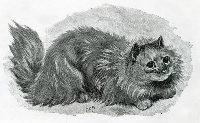Framed Print : The Cat Show at the Crystal Palace by Louis Wain Framed Print : The Cat Show at the Crystal Palace by Louis Wain