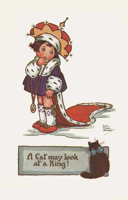 Framed Print : A Cat May Look at a King Framed Print : A Cat May Look at a King