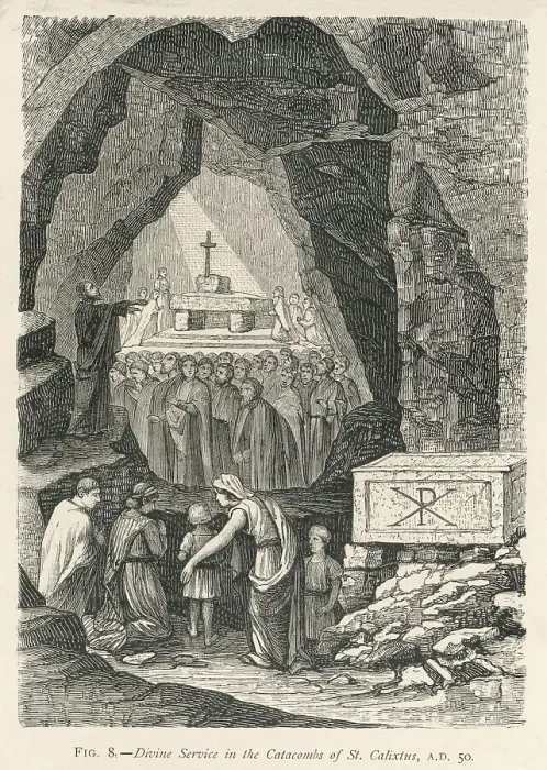Framed Print : IN THE CATACOMBS Framed Print : IN THE CATACOMBS