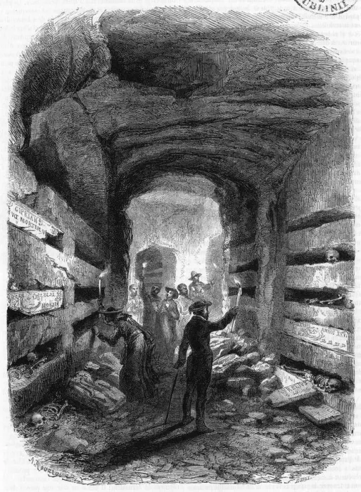 Framed Print : THE CATACOMBS / ROME Framed Print : THE CATACOMBS / ROME