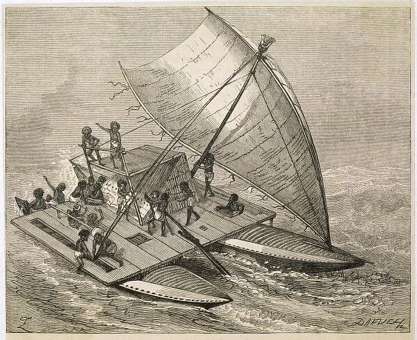 Catamaran of Polynesia