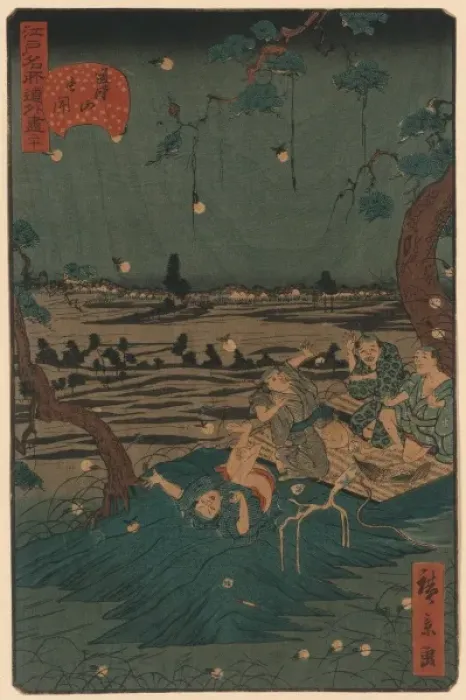 Framed Print : Catching fireflies at Mount Dokan Framed Print : Catching fireflies at Mount Dokan