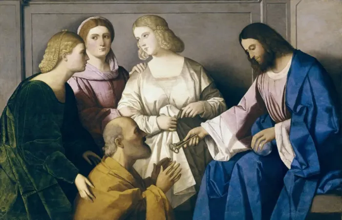 Framed Print : CATENA, Vincenzo (1470-1531). Christ Giving Framed Print : CATENA, Vincenzo (1470-1531). Christ Giving